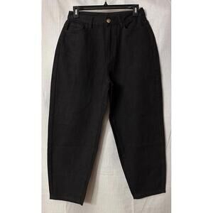 NWT Love Bonito Womens Cropped Capri Black  High Rise‎ Jeans Denim Size 27